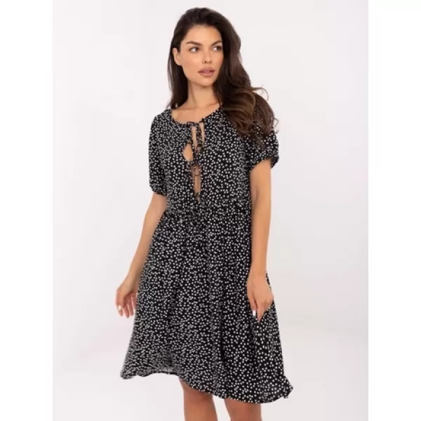  Rochie SUBLEVEL D73771M30466A ALB-NEGRU 