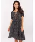 Rochie SUBLEVEL D73771M30466A ALB-NEGRU