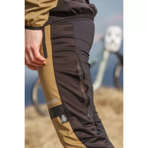  Pantaloni multisport impermeabili pentru bărbați NORDBLANC RIDGEWALK NBSPM8325 MARO 