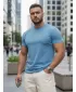 Tricou pentru bărbați DSTREET RX5691 ALBASTRU DESCHIS