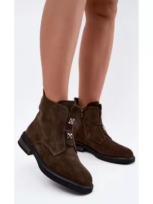 Pantofi de dama D&A CR62-3334 KAKI