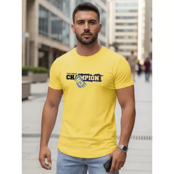  Tricou pentru bărbați DSTREET NX5017R-YE CHIHLIMBAR 