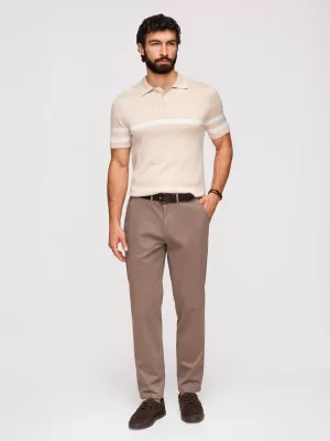 Pantaloni pentru bărbați OMBRE OM-PACP-0293 MARO