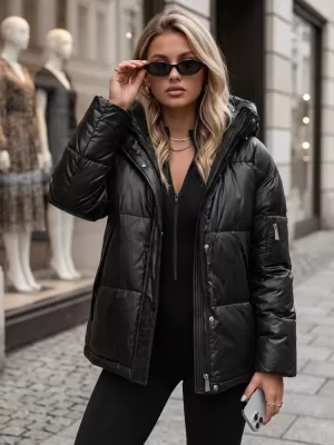 Geaca de dama DSTREET TY5966 NEGRU
