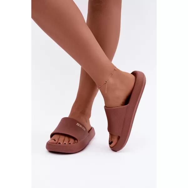  Papuci de damă BIG STAR SHOES UU274088 NUANȚE DE ROȘU 