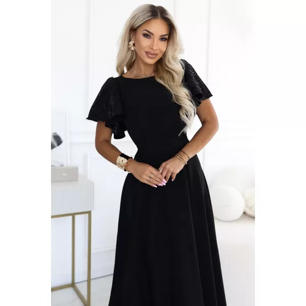  Rochie NUMOCO 694-1 NEGRU 