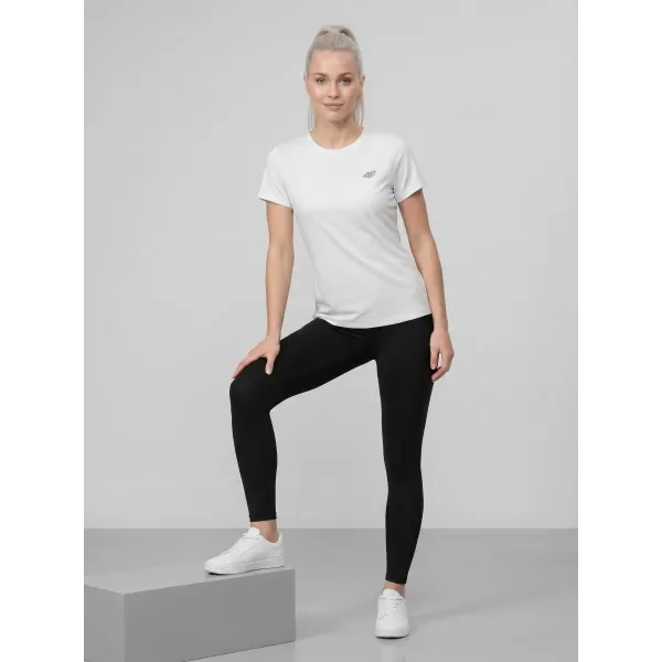  Tricou pentru femei 4F WMM00TTSHF3308 ALB 