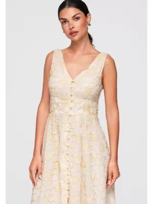 Rochie OMBRE OW-DLR-E0015 BEJ
