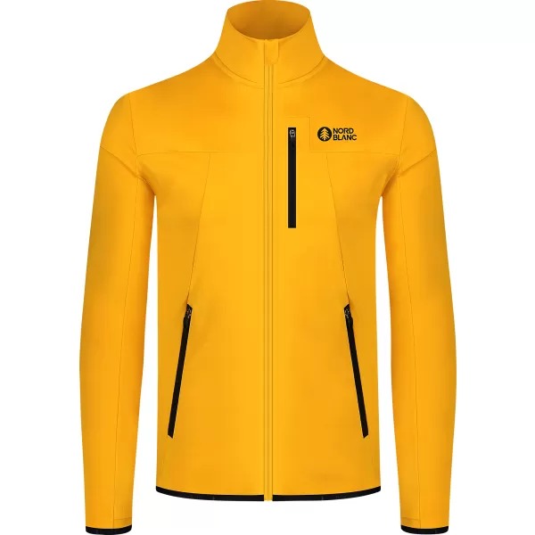  Hanorac powerfleece pentru bărbați NORDBLANC MORASS NBSFM8335 CHIHLIMBAR 