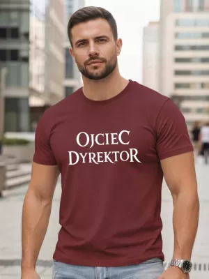 Tricou pentru bărbați DSTREET NX5144R-BU CLARET