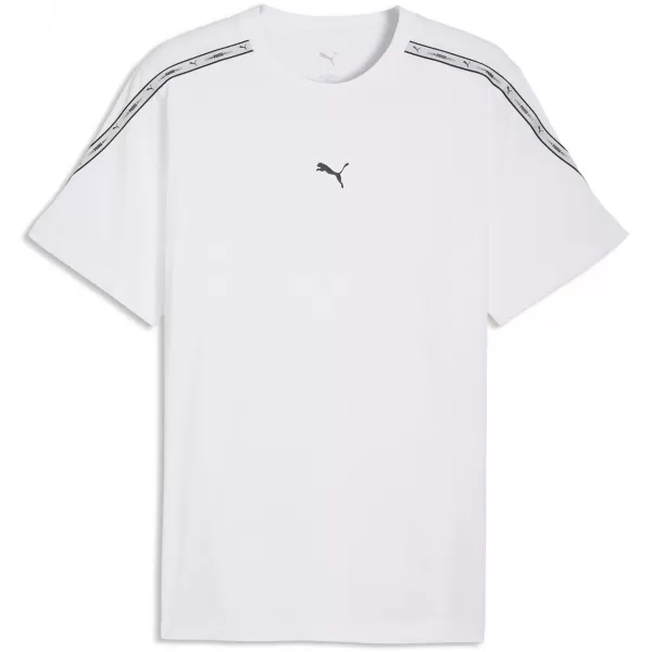  Tricou pentru bărbați PUMA ESS TAPE TEE 69169302 PUMA ALB 