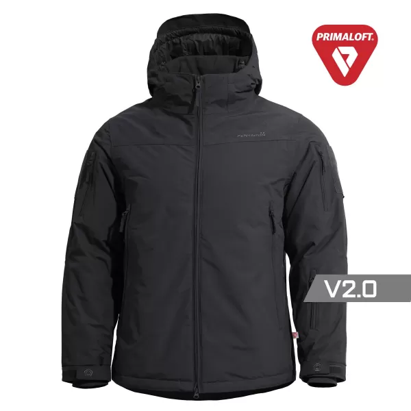  Parka pentru bărbați PENTAGON LCP V2.0 PRIMALOFT PARKA K01007-2.0 NEGRU 