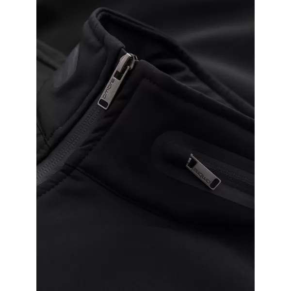  Jachetă cu glugă pentru bărbați OMBRE OM-JANP-0233 NEGRU 