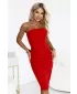 Rochie NUMOCO 642-4 ROȘU INTENS