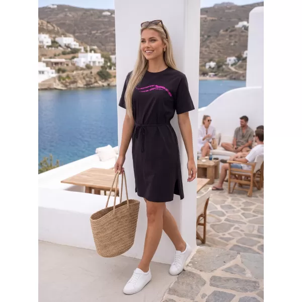 Rochie ALTISPORT ALW001816 ROZ NEGRU 