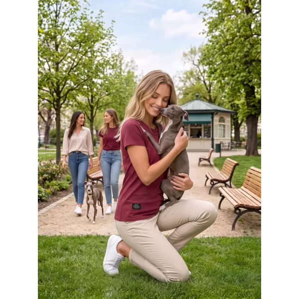  Tricou de damă ALTISPORT NP/ALWST26001 BURGUNDIA 