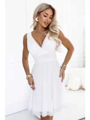 Rochie de femei NUMOCO 541-4 ALB