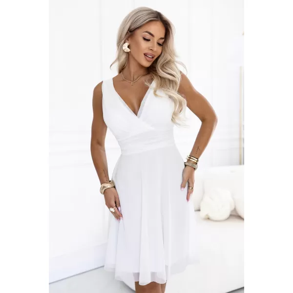  Rochie de femei NUMOCO 541-4 ALB 