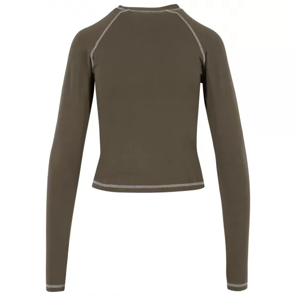  Tricou de damă URBAN CLASSICS TB7730 MĂSLINE 