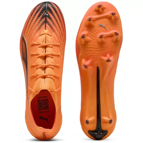  Cizme de fotbal PUMA ULTRA 6 ULTIMATE FG 108557-03 CĂLDURĂ FOC/NEGRU/ROȘU STRĂLUCITOR 