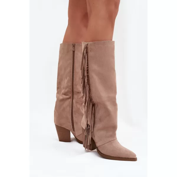  Pantofi de dama BOTO LQ-161/KL-161 KAKI 