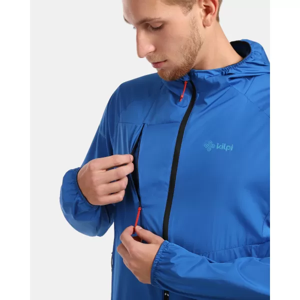  Blazer de vânt pentru bărbați KILPI ROSA-M 1M0109KI ALBASTRU ÎNCHIS 