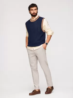 Pantaloni pentru bărbați OMBRE OM-PACP-0293 BEJ