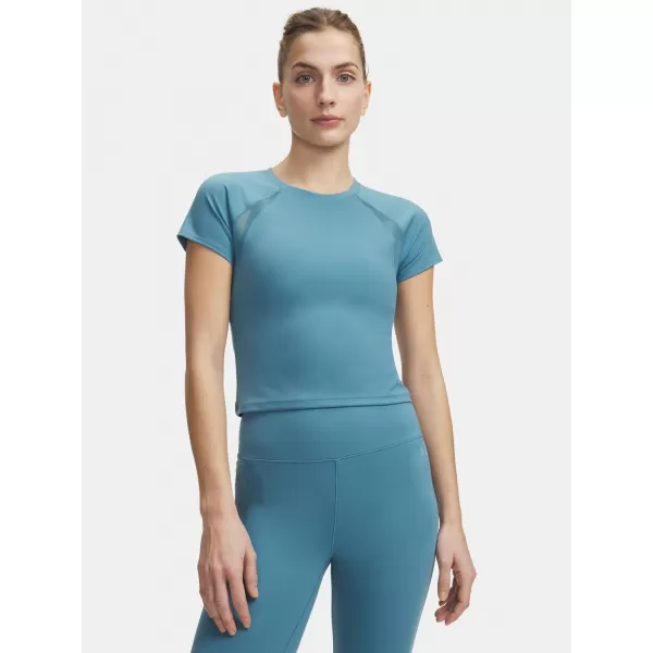  Tricou pentru femei UNDER ARMOUR MOTION MESH SS 6011045-466 ALBASTRU 