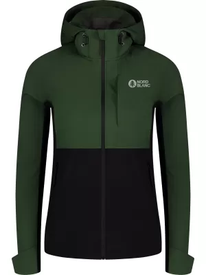 Jachetă softshell pentru femei NORDBLANC BLINK NBSSL8320 VERDE