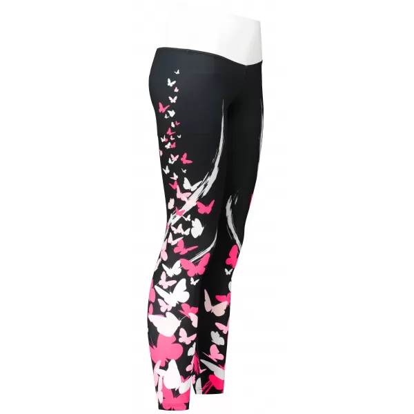  Jambiere lungi premium pentru femei (dimensiuni noi) ALTISPORT VOJ/ALW022LEG05 ROZ NEGRU 