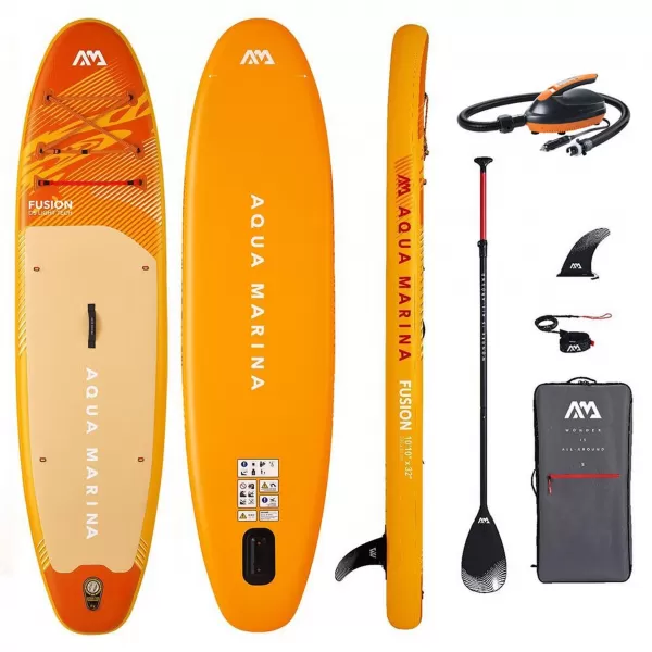  Placă cu vâsle AQUA MARINA Fusion 1010 s el. pumpou ÎNAINTE DE APUS 