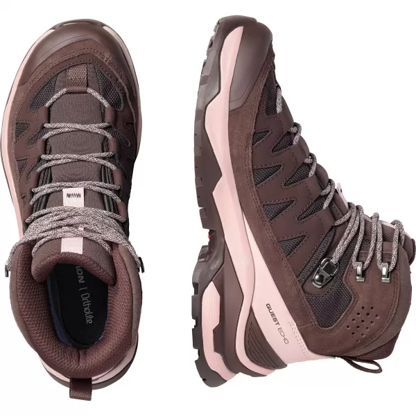  Pantofi de dama SALOMON QUEST ECHO GORE TEX L47968500 CAFEA NEAGRĂ/GRI UMBRĂ/NEGRU 