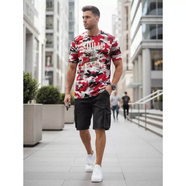  Tricou pentru bărbați DSTREET NX2005R-RW-M ROŞU 