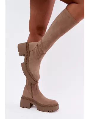 Cizme de dama BOTO 9671A-1 KAKI