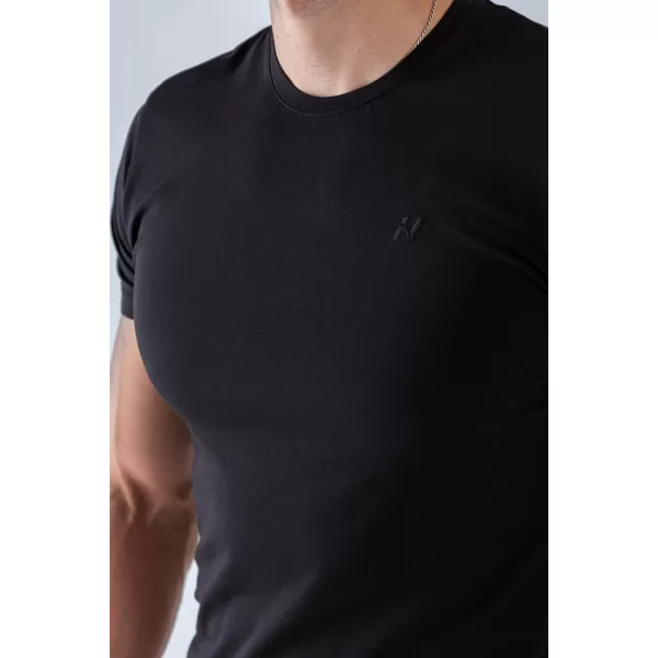  Tricouri pentru bărbați NEBBIA MIKE MUSCLE FIT 158 NEGRU 
