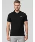 Tricou pentru bărbați cu guler 4F WMM00TPTSM0770 NEGRU ADÂNC