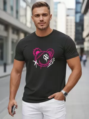 Tricou pentru bărbați DSTREET NX0136R-BK NEGRU