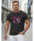 Tricou pentru bărbați DSTREET NX0136R-BK NEGRU