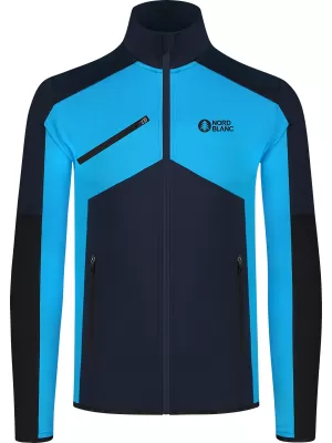 Hanorac powerfleece pentru bărbați NORDBLANC CUSP NBSFM8334 ALBASTRU