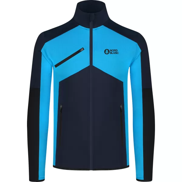  Hanorac powerfleece pentru bărbați NORDBLANC CUSP NBSFM8334 ALBASTRU 