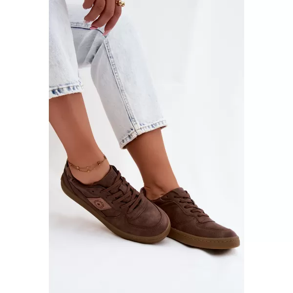  Adidași de damă BIG STAR SHOES UU274017 MARO/BEJ 