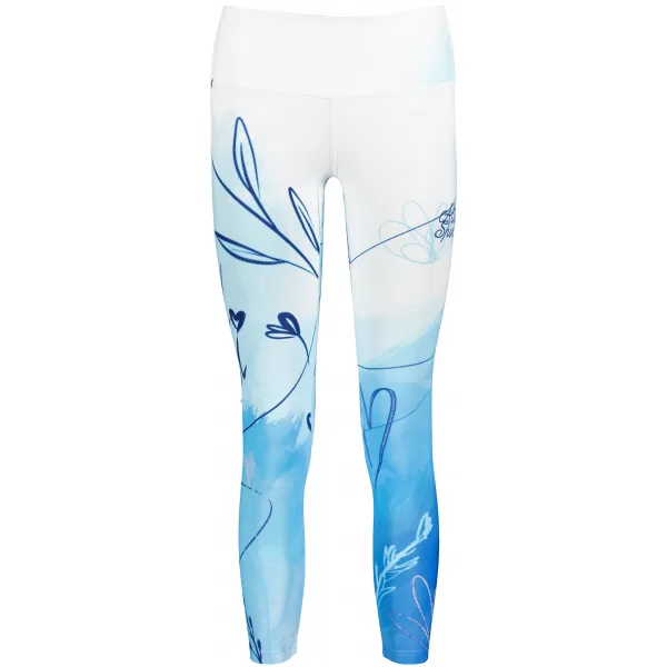 Jambiere lungi premium pentru femei (dimensiuni noi) ALTISPORT VOJ/ALW083LEG05 ALB ALBASTRU 