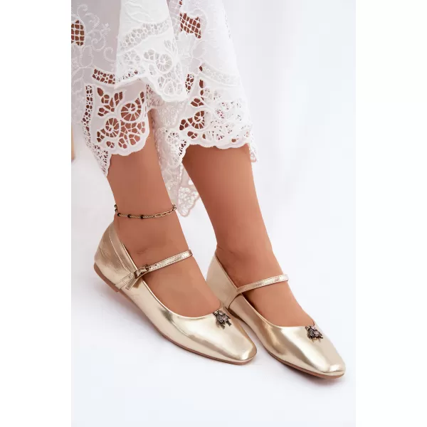  Balerini de dama BOTO 6672 AUR 