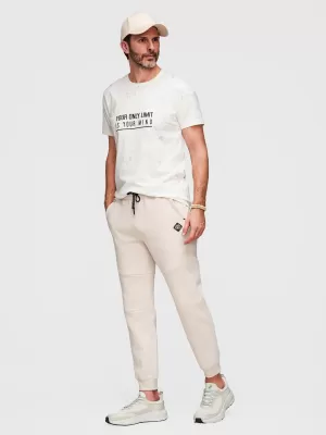 Pantaloni de trening pentru bărbați OMBRE P1520 NISIP