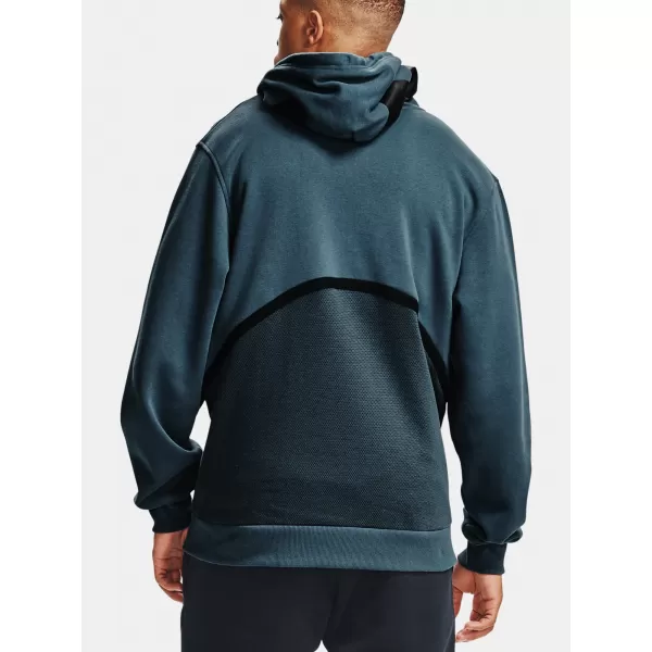  Hanorac pentru bărbați UNDER ARMOUR RIVAL FLEECE AMP FZ HD 1357113-467 ALBASTRU 