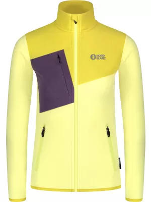 Hanorac ușor de damă din fleece NORDBLANC BEECH NBSFL8375 CHIHLIMBAR