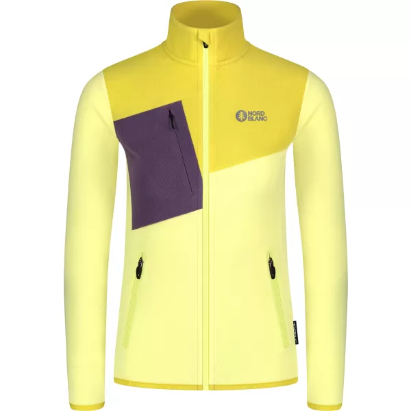  Hanorac ușor de damă din fleece NORDBLANC BEECH NBSFL8375 CHIHLIMBAR 