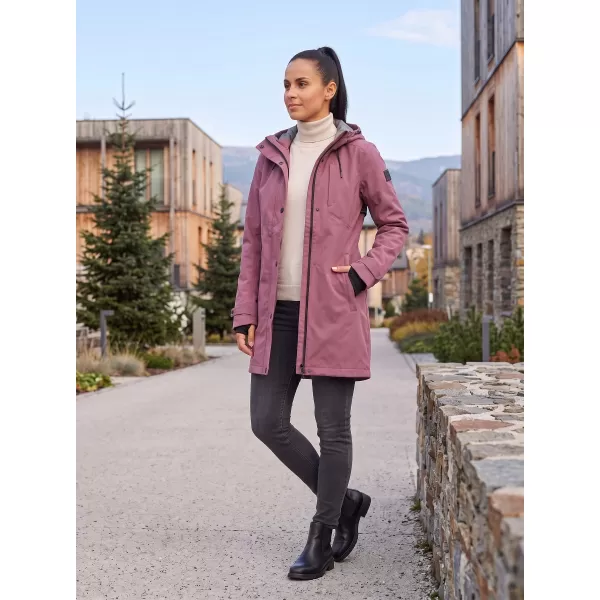  Palton de damă impermeabil ALPINE PRO PERFETA 2 NECTAR DE STRUGURI 