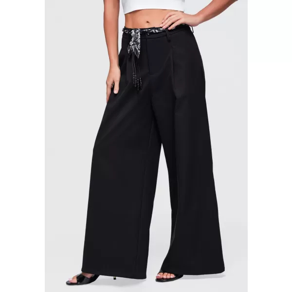  Pantaloni de dama OMBRE OW-PA-E0020 NEGRU 