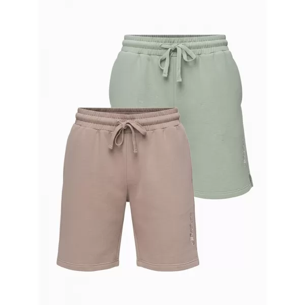  Set de pantaloni scurți pentru bărbați OMBRE Z125 BEJ/VERDE DESCHIS 